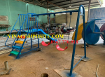Cầu trượt xích đu 2 ghế